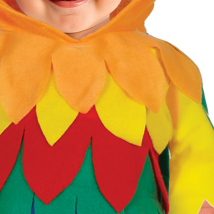 Costume de perroquet Onesie bébé arc-en-ciel