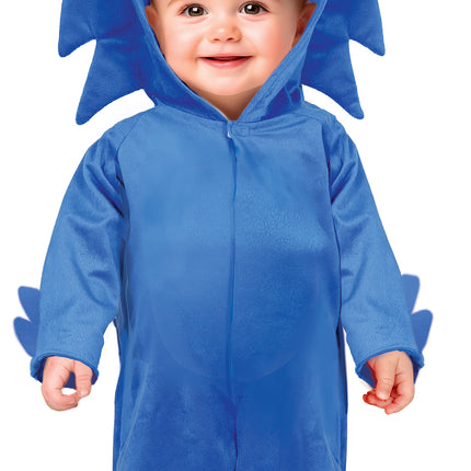 Costume de chien Bleu Baby Onesie