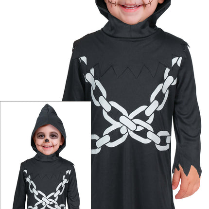 Collier pour bébé noir et blanc, costume d'Halloween