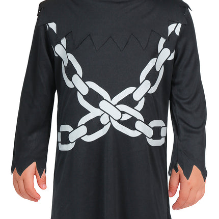 Collier pour bébé noir et blanc, costume d'Halloween