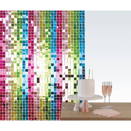 Rideau de porte coloré 30cm 12pcs