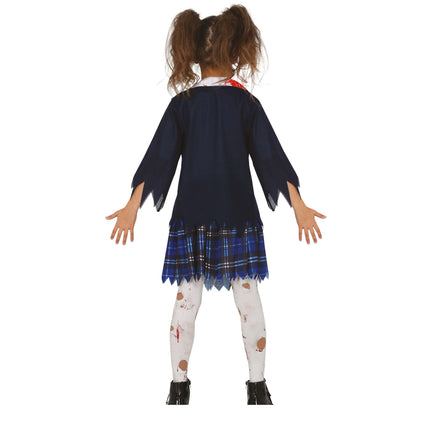 Costume d'Halloween Fille Zombie Érudite
