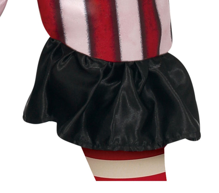 Costume d'Halloween Enfant Clown Rouge/Blanc