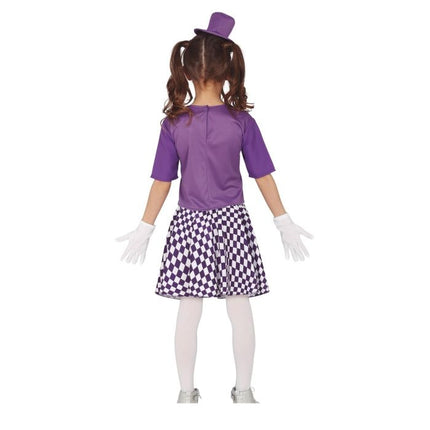 Robe de magicien fille violette