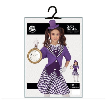 Robe de magicien fille violette