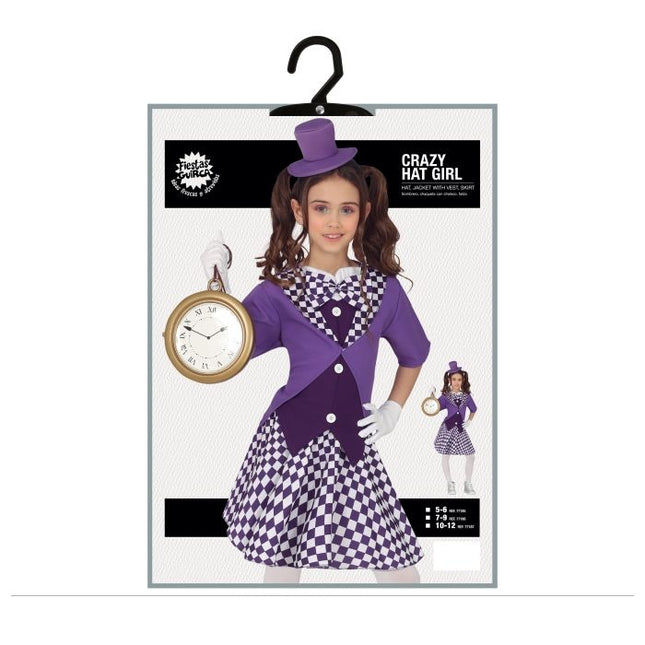 Robe de magicien fille violette