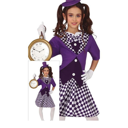 Robe de magicien fille violette