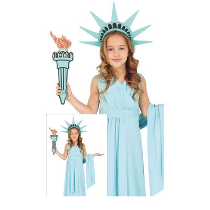 Robe Statue de la Liberté Enfant
