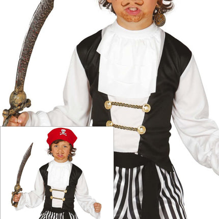 Costume de pirate rayé pour enfant