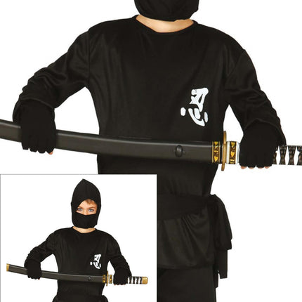 Combinaison Ninja Enfant Noir