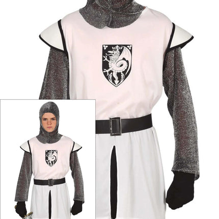 Costume de chevalier blanc