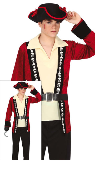 Costume de crâne de pirate Garçons 14/16 ans