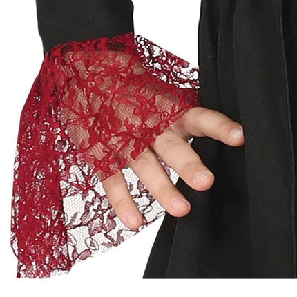 Costume d'Halloween gothique fille rouge