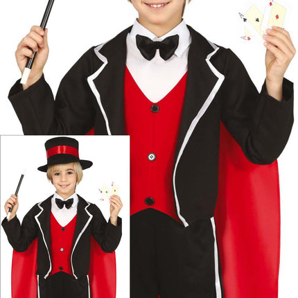 Costume de magicien garçon 4 pièces