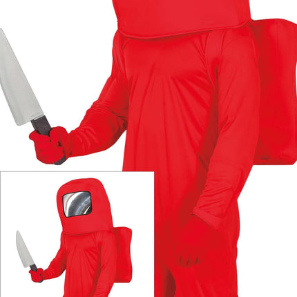 Combinaison d'astronaute Enfant Rouge 14/16 ans