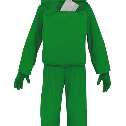 Combinaison d'astronaute enfant verte