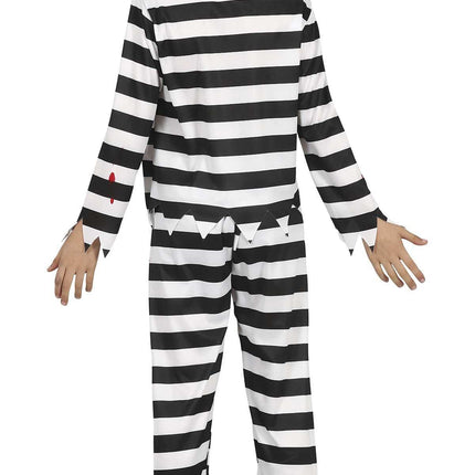 Costume d'Halloween Zombie Prisonnier Enfant