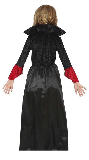 Costume d'Halloween de vampire fille rouge