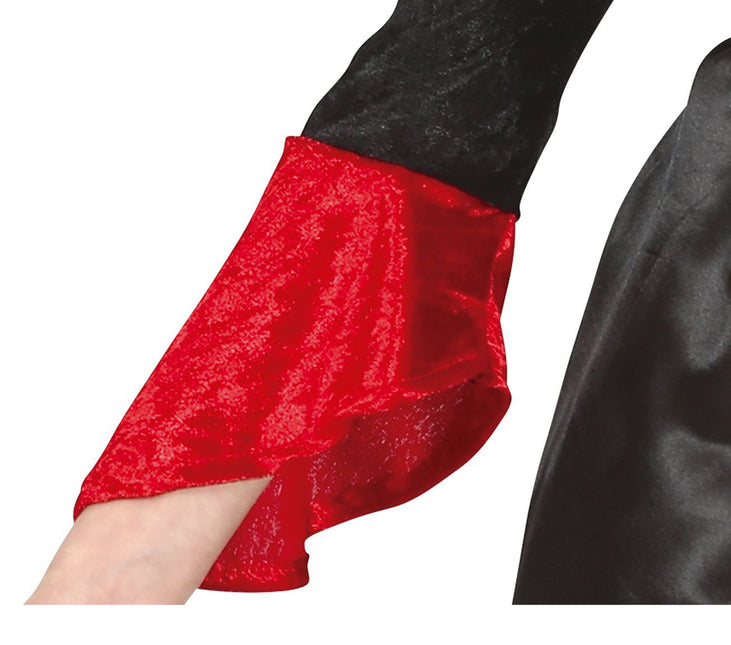 Costume d'Halloween de vampire fille rouge