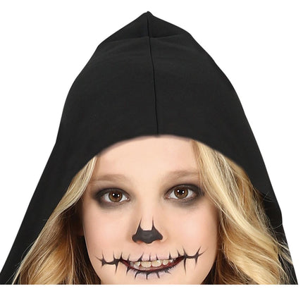 Costume d'Halloween Squelette Fille Noir