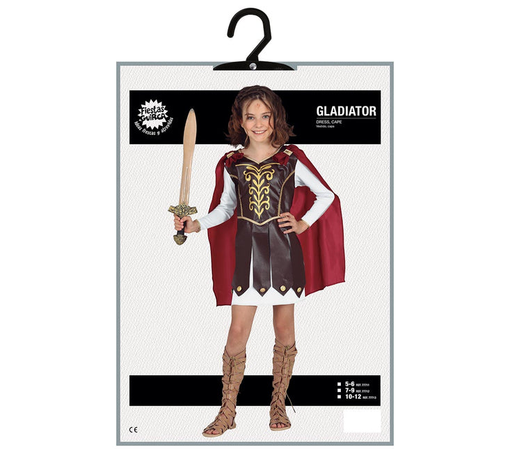 Costume de gladiateur fille