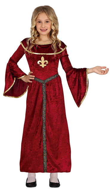 Costume de princesse fille Moyen Âge