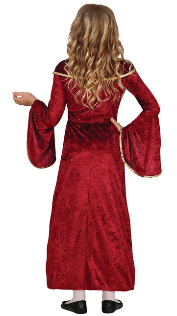 Costume de princesse fille Moyen Âge