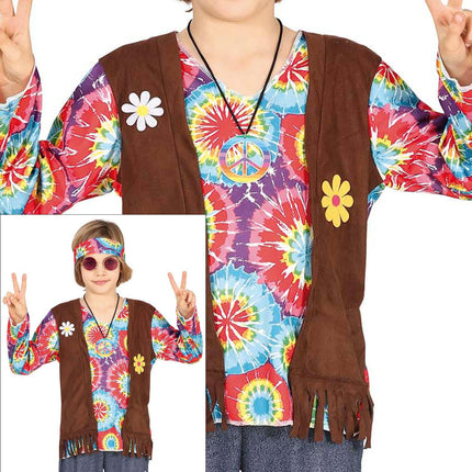 Costume Hippie Garçon Fleurs