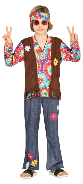 Costume Hippie Garçon Fleurs