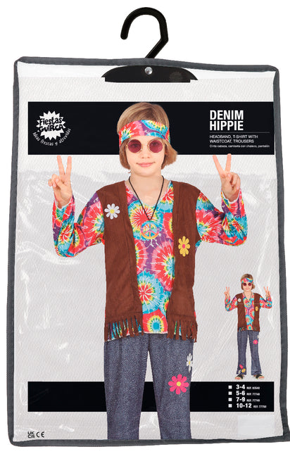 Costume Hippie Garçon Fleurs