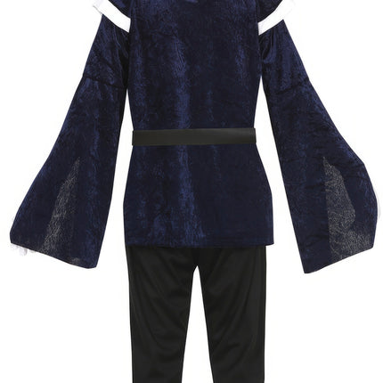 Costume de mousquetaire garçon bleu