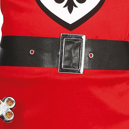Costume de chevalier garçon rouge