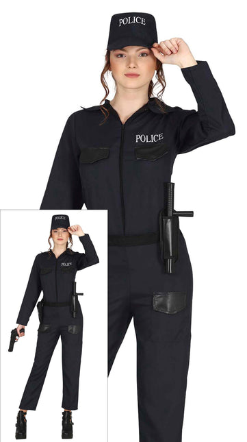 Costume de police fille