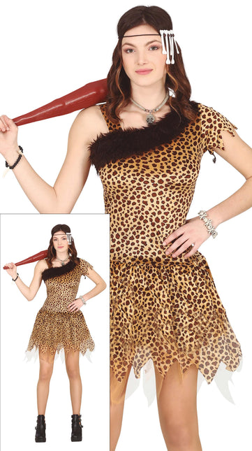 Costume d'homme des cavernes Fille 14/16 ans