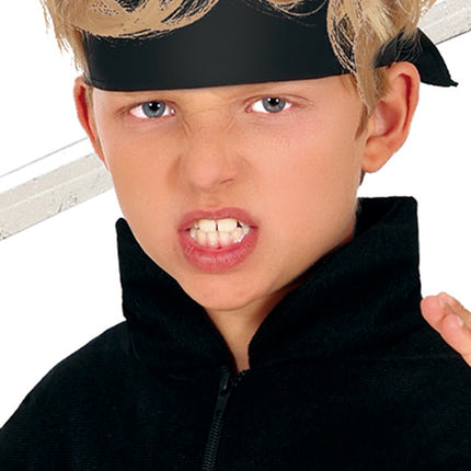 Costume de Ninja Garçon Orange Noir