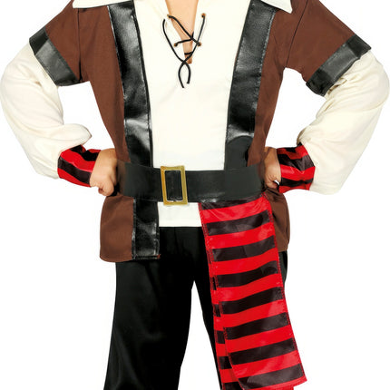 Costume de pirate Garçon brun