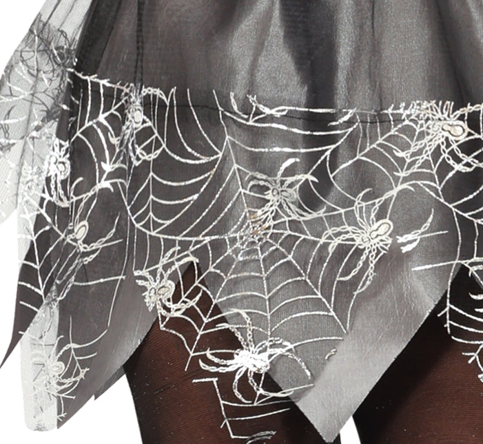 Costume de sorcière d'Halloween Dames Argent
