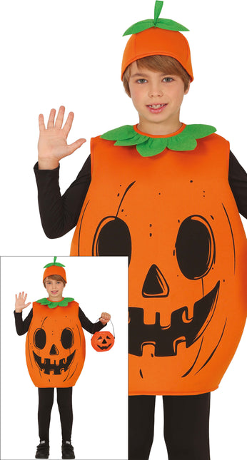 Costume d'Halloween Enfant Citrouille Orange