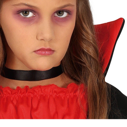Costume d'Halloween de vampire fille noir