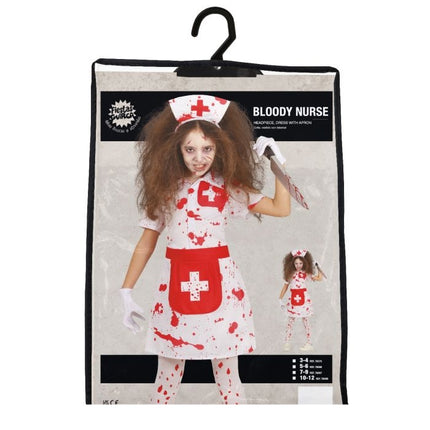 Costume d'Halloween de sœur fille sang