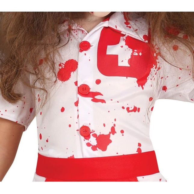 Costume d'Halloween de sœur fille sang