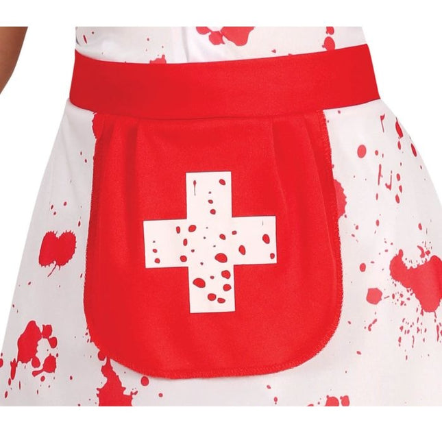 Costume d'Halloween de sœur fille sang