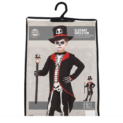 Costume d'Halloween Squelette Élégant Enfant