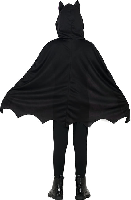Poncho d'Halloween Fille Chauve-souris