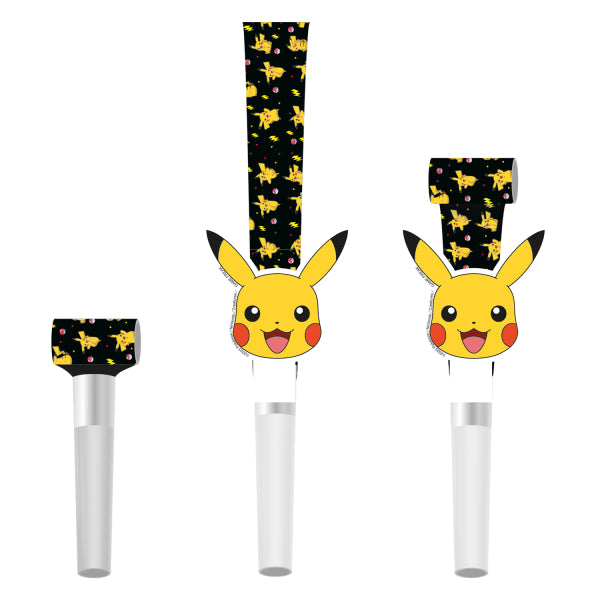 Pokemon langues roulantes Noir Jaune 30cm 8pcs