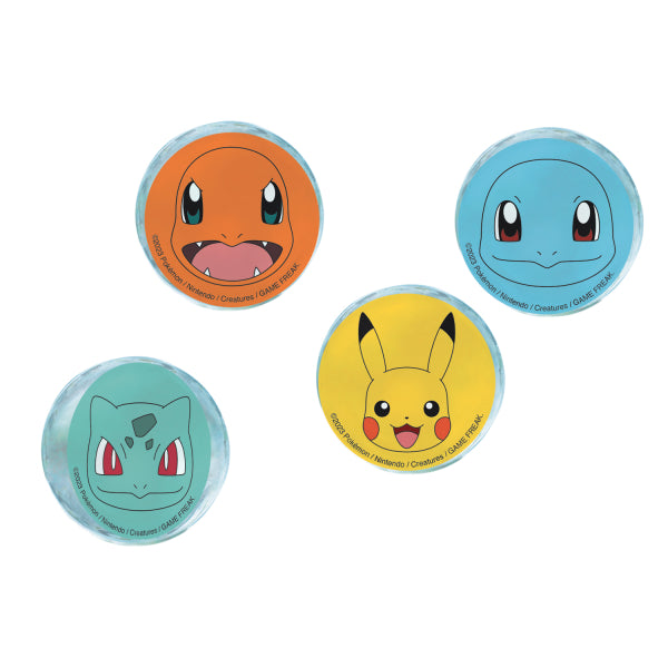 Cadeaux de partage Pokemon Balles rebondissantes 4pcs