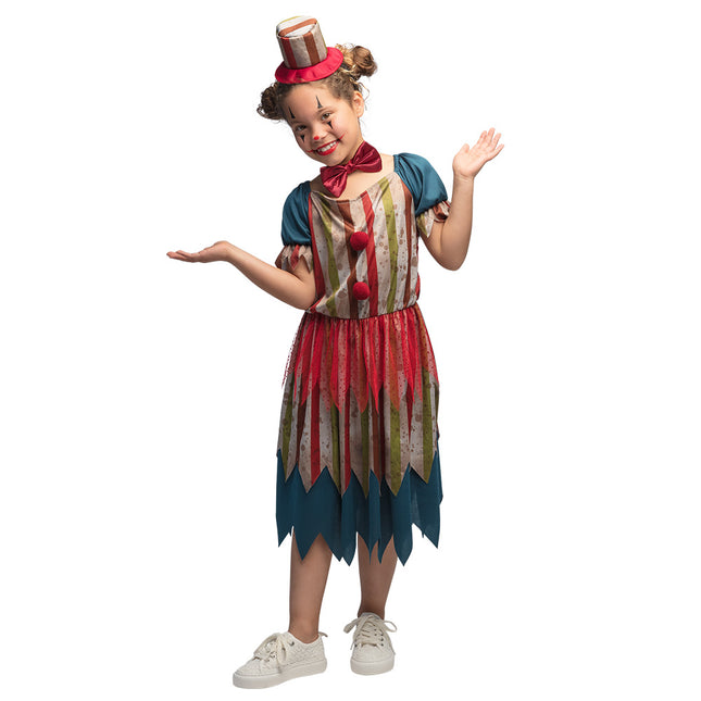 Robe d'Halloween Fille Clown