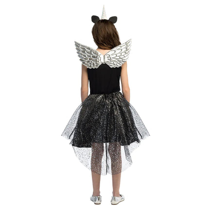Robe licorne fille noire
