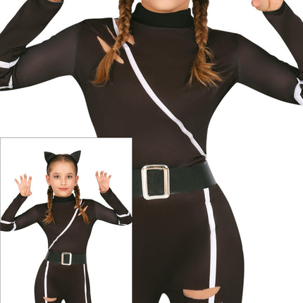 Costume d'Halloween Fille Chat