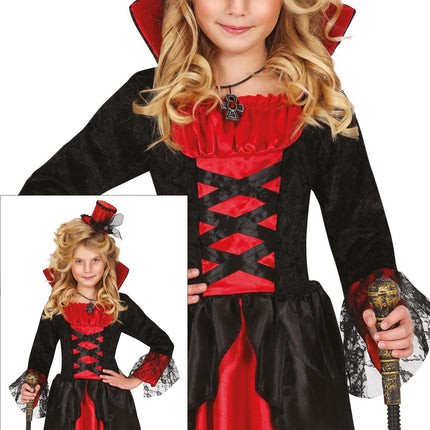 Robe d'Halloween Fille Vampire